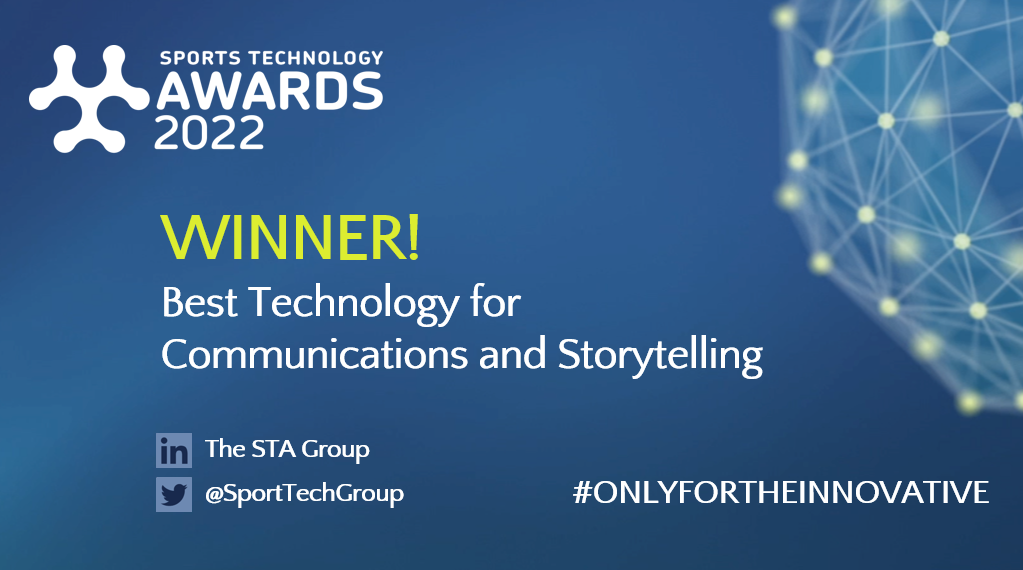 Read more about the article WSC Sports & DAZN Win ‘Best Technology for Communications and Storytelling’ Award at the 2022 Sports Technology Awards