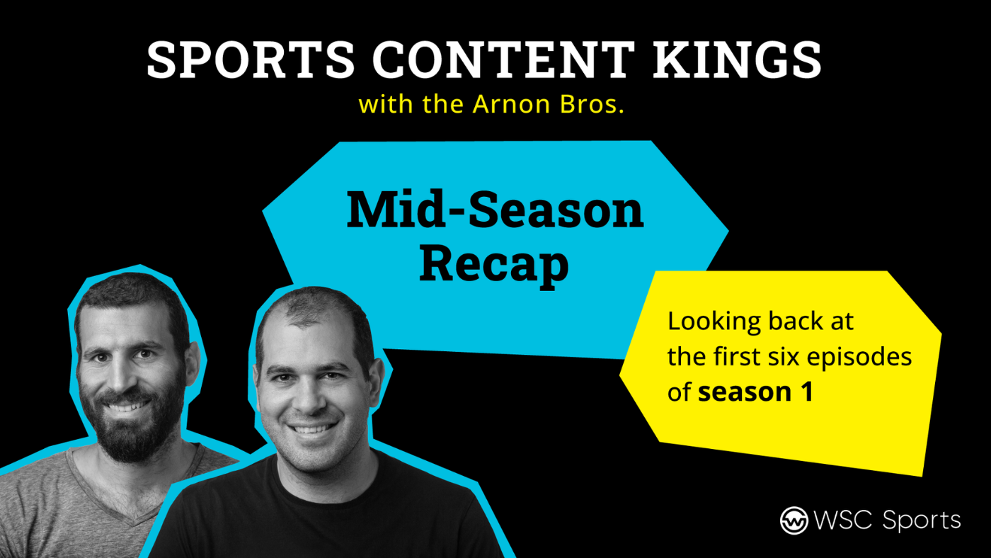 Picture of Shaka and Aviv Arnon against a backdrop with the blog post title ' Mid-Season Recap, looking back at the first six episodes of season 1.'